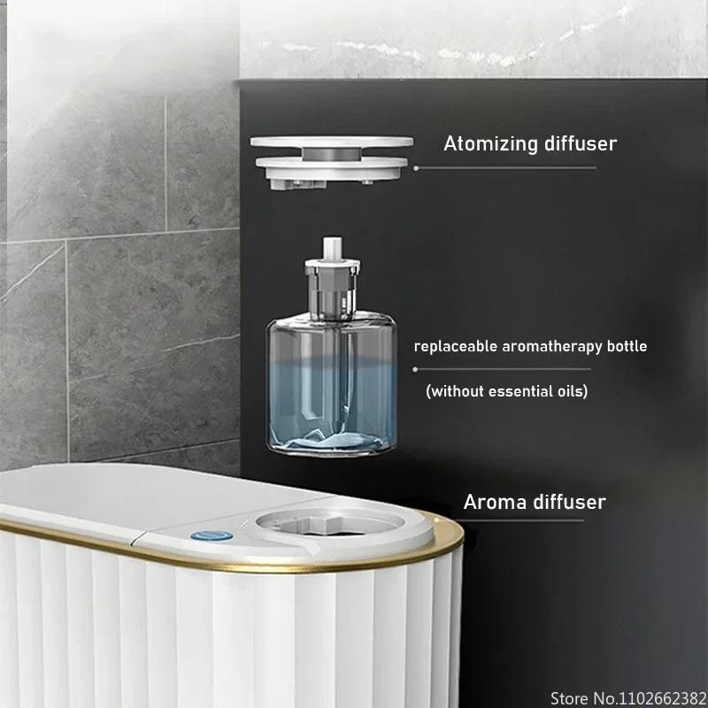4L Aromatherapy Trash Can Bathroom Desktop Wastebasket Outdoor Mini Smart Trash Can Home Electronic Garbage Bin Sensor Wastebin