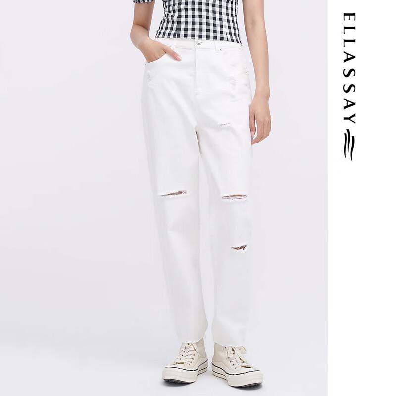 

ELLASSAY Distressed Comfortable Versatile Women s Jeans M