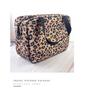 Leopard Print Large Capacity Toiletry Bag for Women & Men – Portable Travel Shower Bag & Bath Caddy