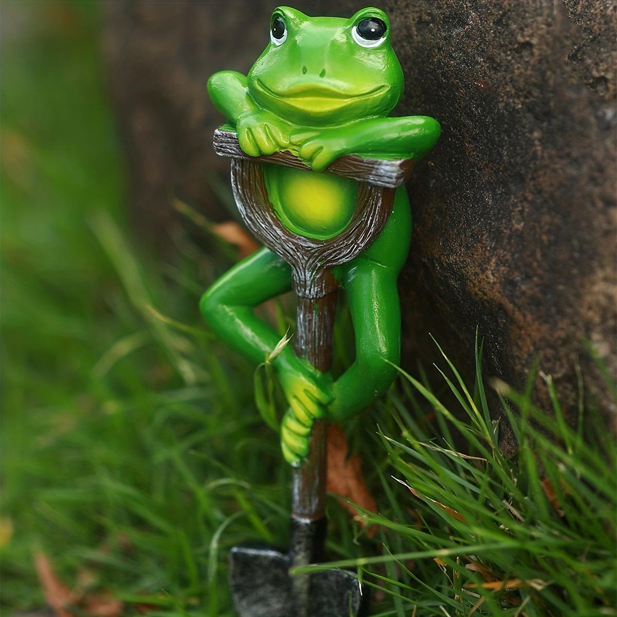 

Creative Frog Rabbit Turtle Gnome Shovel Outdoor Garden Bonsai Craft Decorations