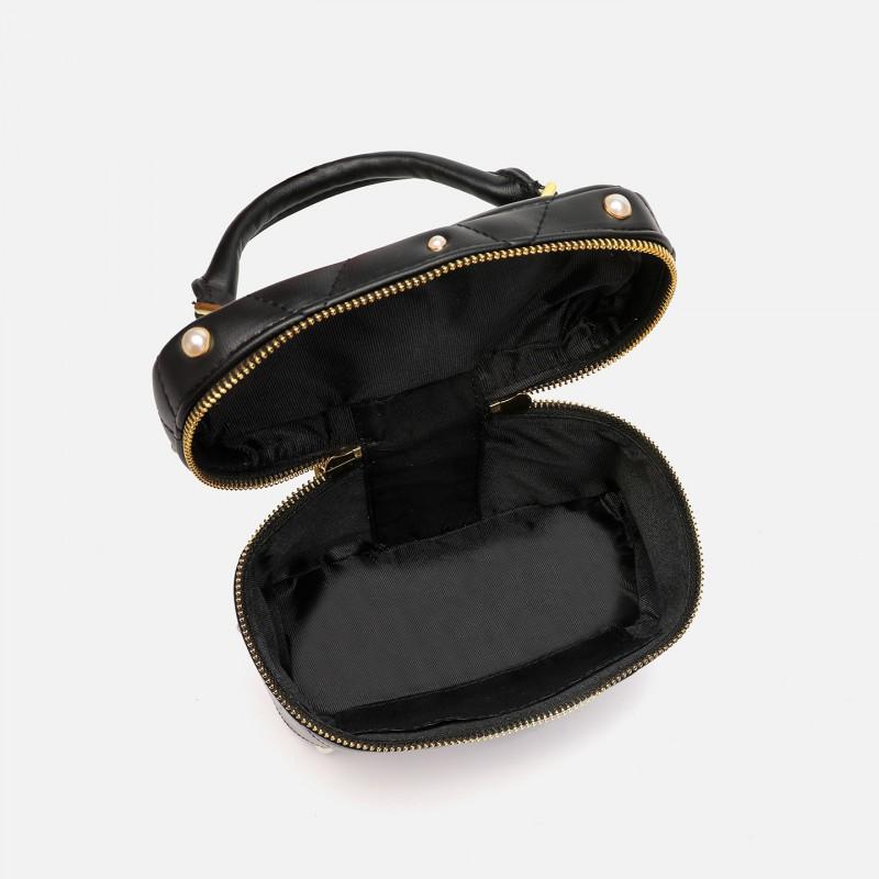 Womens PU Leather Crossbody Bag With Chain Strap Square Box Design Minimalist Daily Use Shoulder