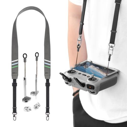 STARTRC RC 2 Strap for DJI Mini 3/Air 3S/Neo/Mini 4 Pro, Transmitter Strap, Balance Strap, Drone Remote Control Neck Strap with Upgraded Leather, Adju