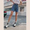 Blue Women's Denim Shorts Summer High Waist Casual Chic Loose Jean Shorts Women Summer Denim Short Femme