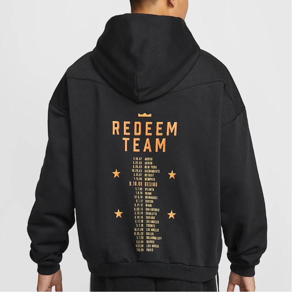 Nike Therma-Fit LeBron Out For Redemption Fleece Hooded Sweatshirt Men tops IH8843-010