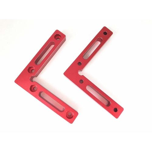 CarAngels Aluminum Full Square Corner Clamp Set of 2, L-Shaped, 90 Degree Square, Woodworking Fixing and Tightening Tool (New Model)