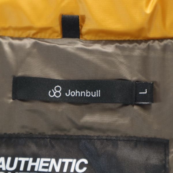 Unused Johnbull Denier Nylon Loom Down Vest M Camel PERMAWARM Men's Used
