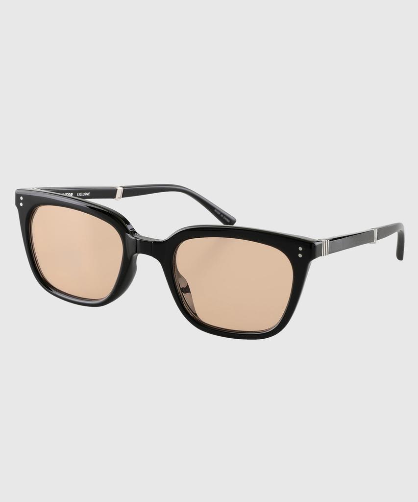 Tuditeo Arc Unisex Oversized Square Retro Foldable Sunglasses C4 Black Brown