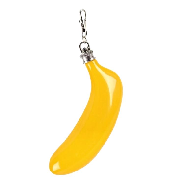 

Elegant 5Oz Nonrust Steel Banana Style Hip Flasks Rustproof Easy Cleaning Perfect For Gift And Collectors