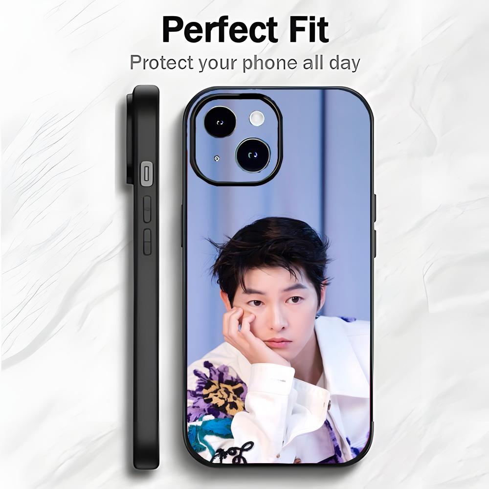 

Handsome Korean Actor S-Song Joong-ki Phone Case Phone Case Soft Packaging Lightweight For iPhone17 16 15 14 13ProMax iphone12promax