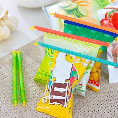 8 Pezzi Sigillatore per Sacchetti Stick Morsetto Sigillante per Alimenti Mantiene la Freschezza Bacchette di Chiusura in Plastica Eco-friendly Ermetici Clip per Patatine Sigillanti per Conservazione Alimentare