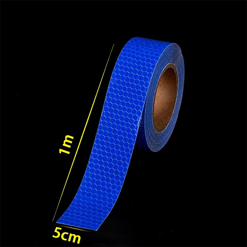 5cm width Reflective Tape 1/3/5/8m Safety Warning Sticker Reflector Protective Tape Strip Film for Trucks Auto Motorcycle VanPinstriping Tape 3