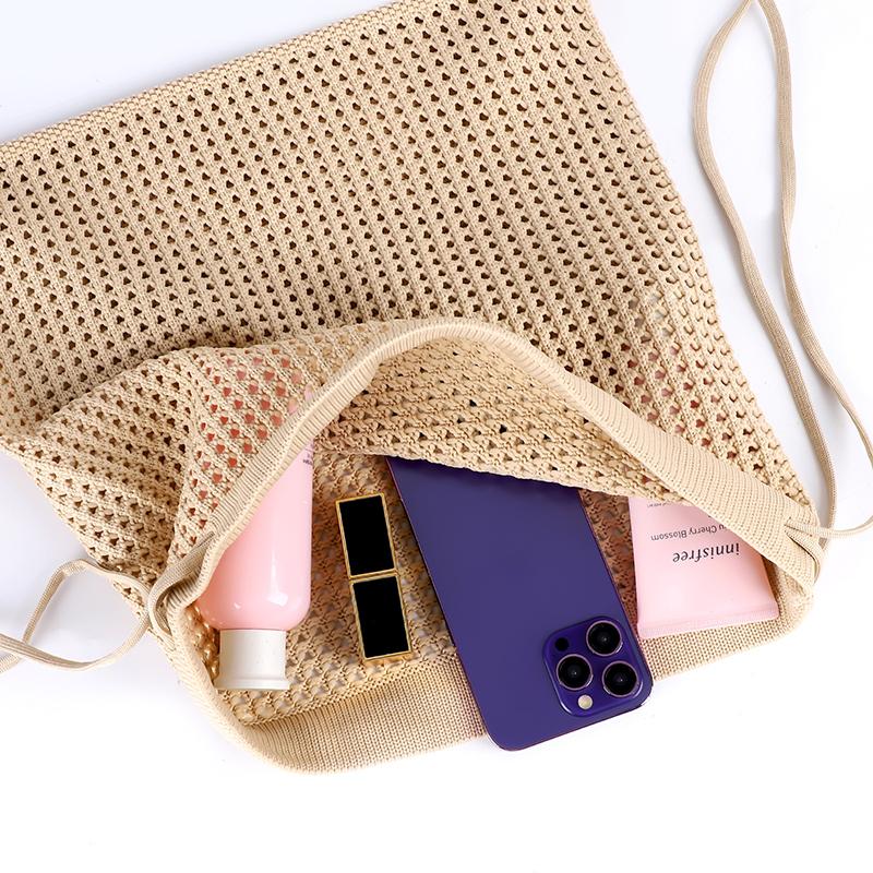 Summer Lightweight Basket Weave Crossbody Bag Stylish Simple Fashion Trend Beach Bag City Casual Style Dual Shoulder Strap