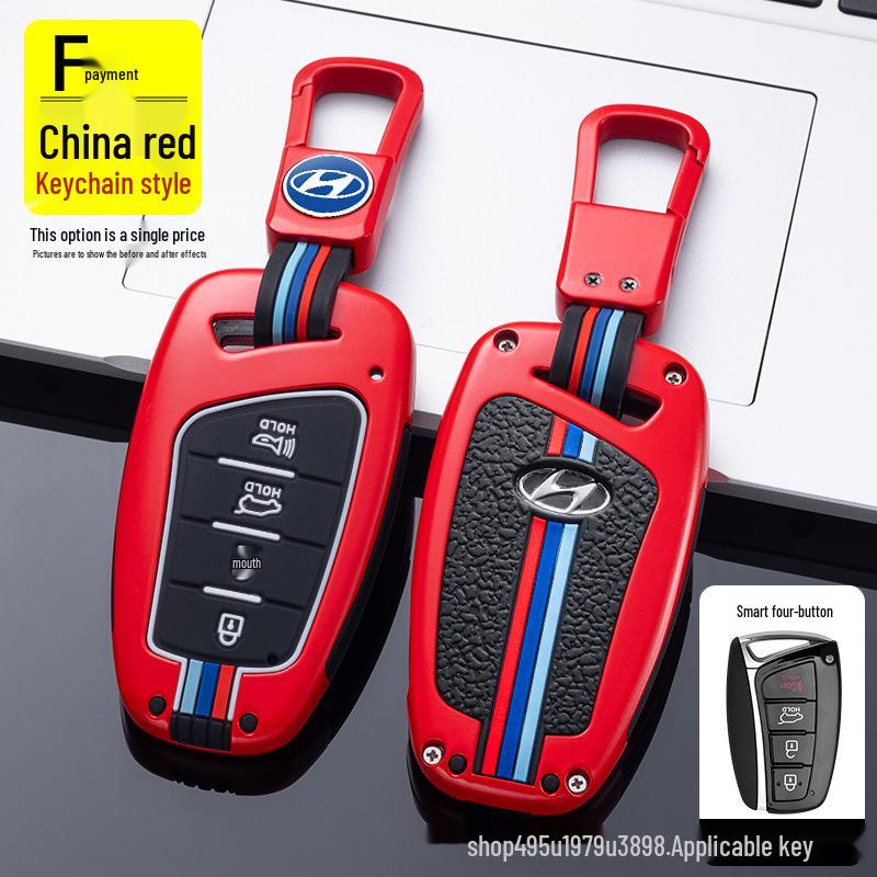 Custom Key Cover for Beijing Hyundai Santa Fe & Grand Santa Fe (2015 Models)