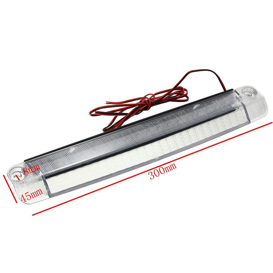 12V 18 LED Red Car Tail Third Stop Reversing Light 3rd Brake Lamp Bar High Mount