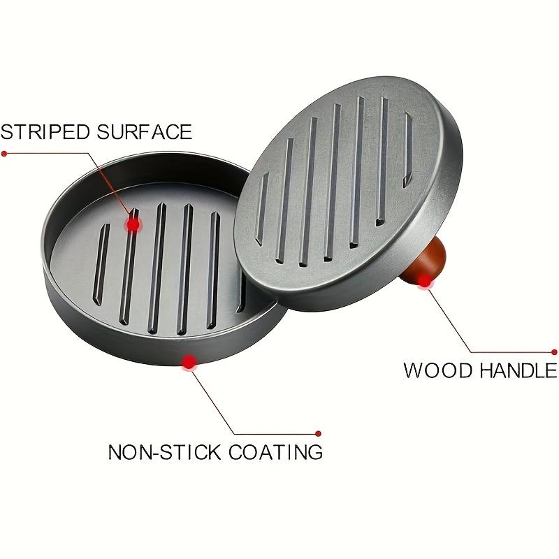 Manufacturer Direct Hamburger Patty Press Mold, Round Manual Meat Patty Maker