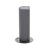 Magnetic Door Stopper Suction Door Holder 75*24mm Stainless Steel For Home Office Cabinet Improvement Home Decoration Accessories Black Grey White