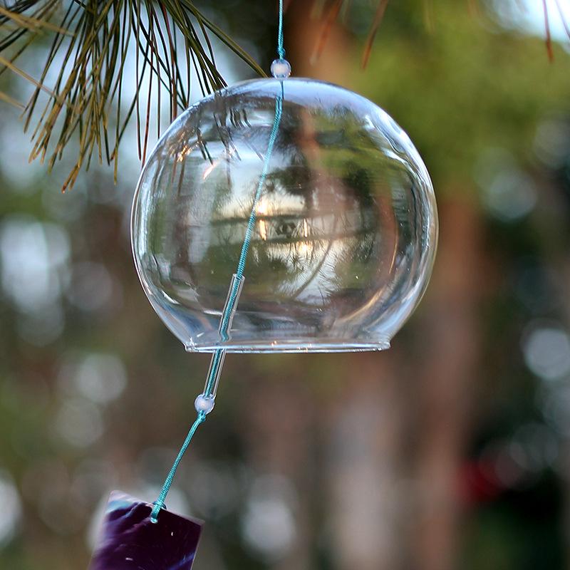 Hand-Painted Glass Wind Chimes for Student DIY Projects and Outdoor Decor