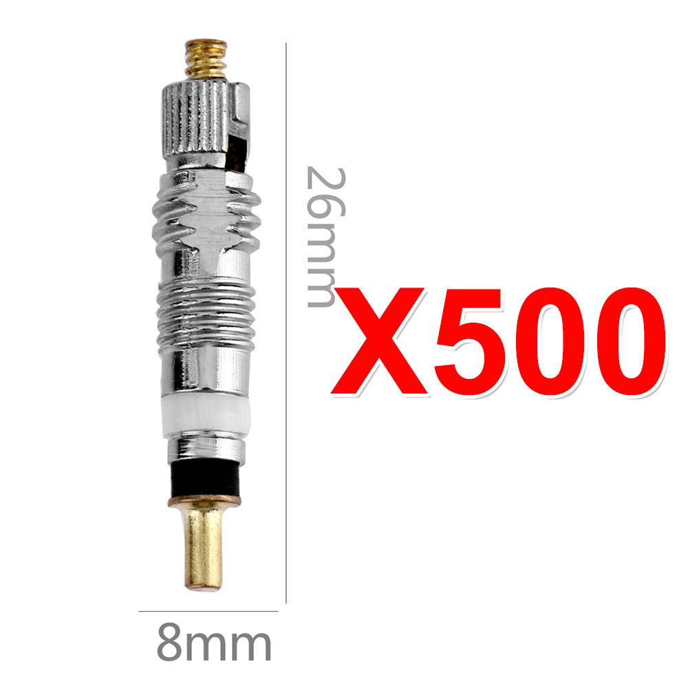 5-500PCS Silver Detachable Presta Valve Core Remove Tool Replacement for Bicycle MTB Road Bikes Brass Tubeless Core Repair Tools