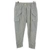 Striped Pattern Cargo Pants 36 Navy X Ivory Button Fly Women Used
