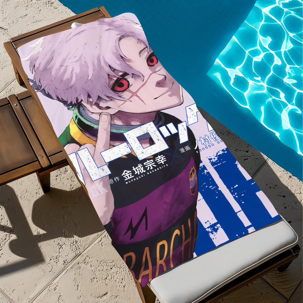 

Japan Anime B-blue-e cute L-lock-k Towel Beach Quick Dry Soft Pool Towels Gift for Travel Gym Shower Camping sports W30*H60(CM)