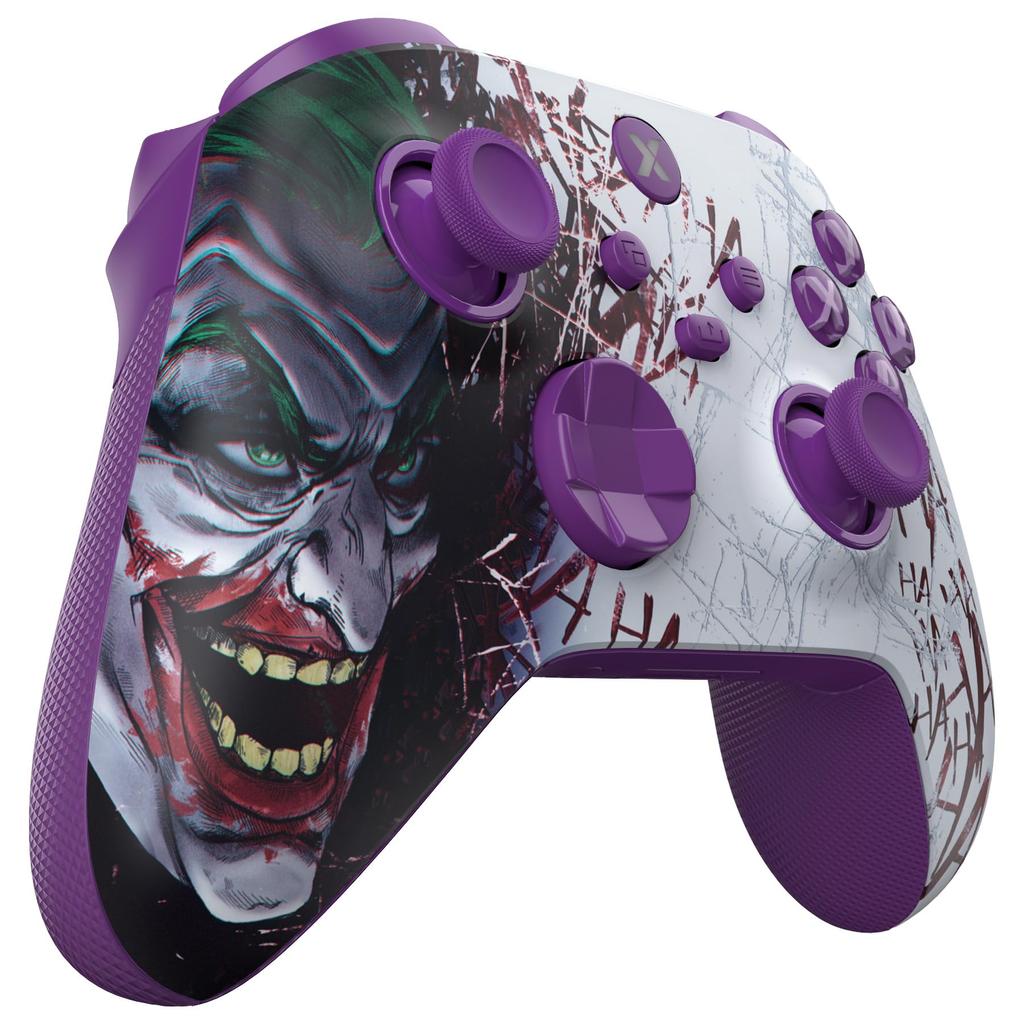 The eXtremeRate ASR Circle Ring Full Shell Button Kit Is Compatible with Xbox Core Controllers and Features a 3D Diamond Pattern Soft Rubber Grip and