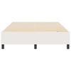 Platform Bed Frame Cream 160 x 200 cm Corduroy Fabric