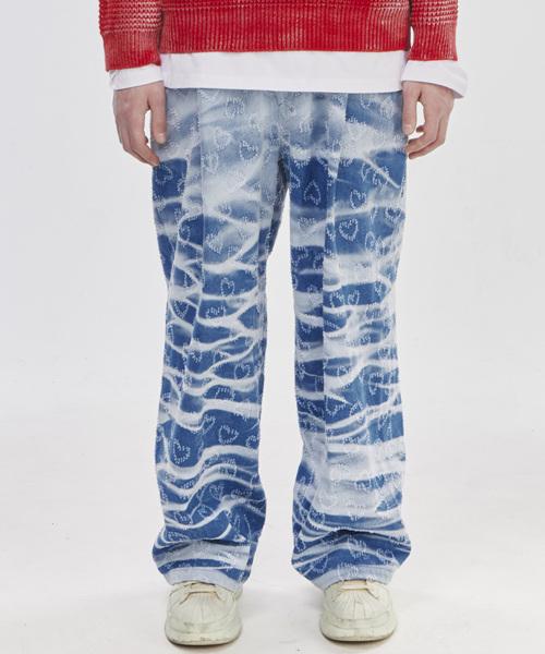 THE GREATEST Heart Washed Pants