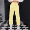 European and American Women's Casual Solid Color Women's Trousers Sports Mao Mao Pants Leg Pants