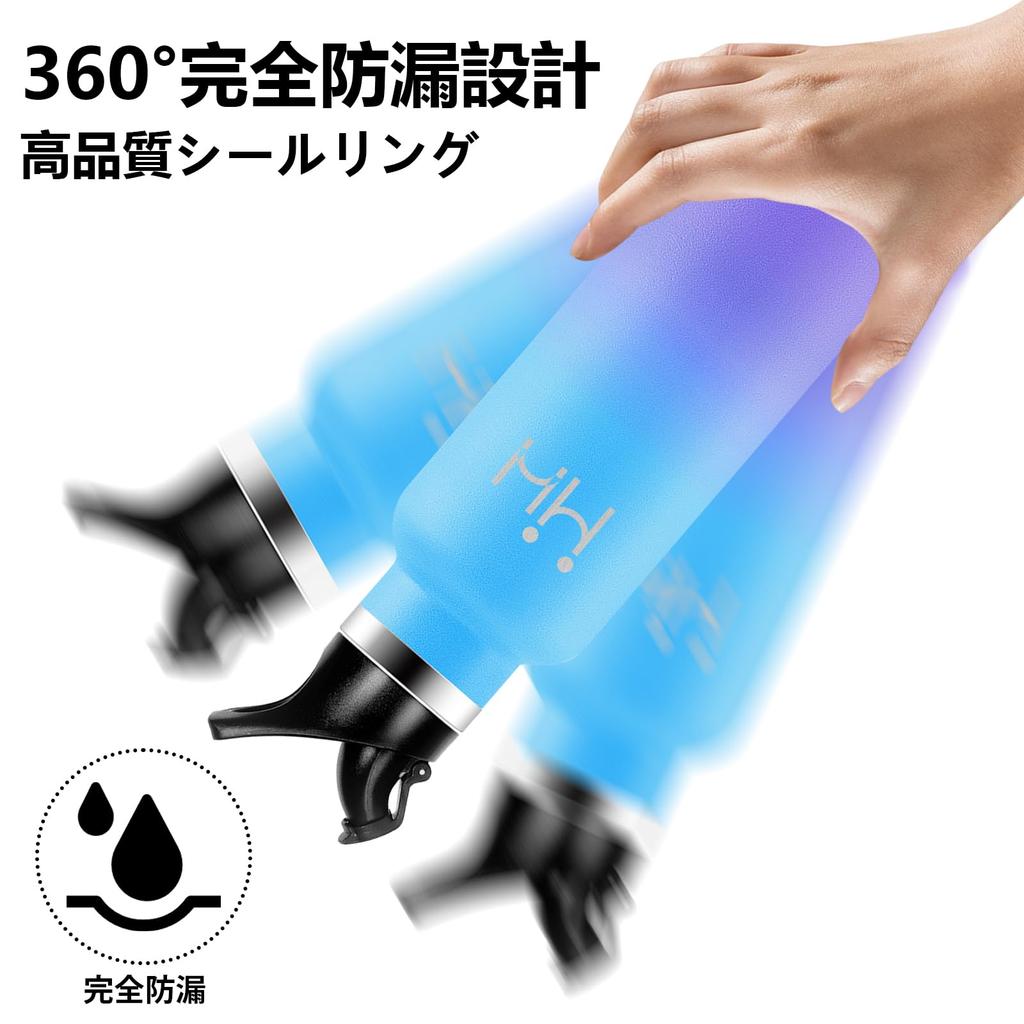 Neofis 500ml Double-Walled Stainless Steel Wide Mouth Vacuum Insulated Water Bottle with Heat Insulation, Perfect for Adults, Business, and Kids,