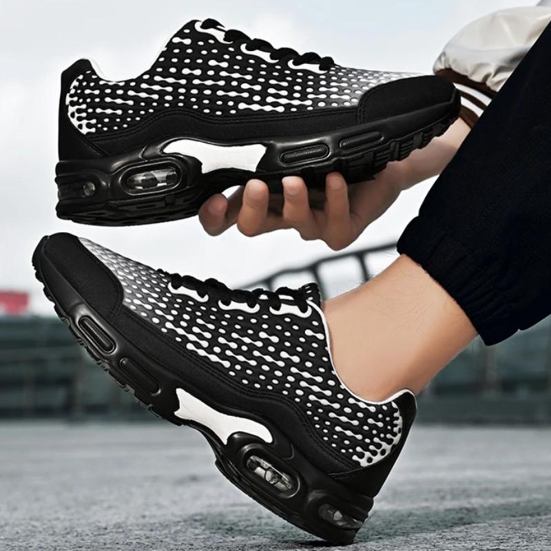 Fashion Sneakers for Men Comfort Air-cushion Running Sports Shoes Soft Sole Non-slip Trainers for Jogging Fitness Training