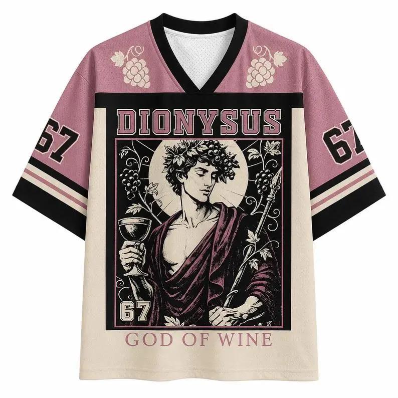 Dionysus Voetbalshirt | Sportshirt Griekse Mythologie