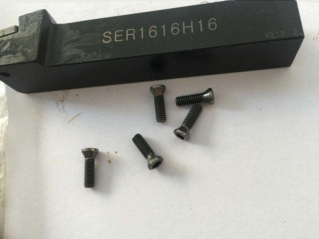 20pcs M3.5 x 12mm Insert Torx Screw for Carbide Inserts Lathe Tool M3.5*12