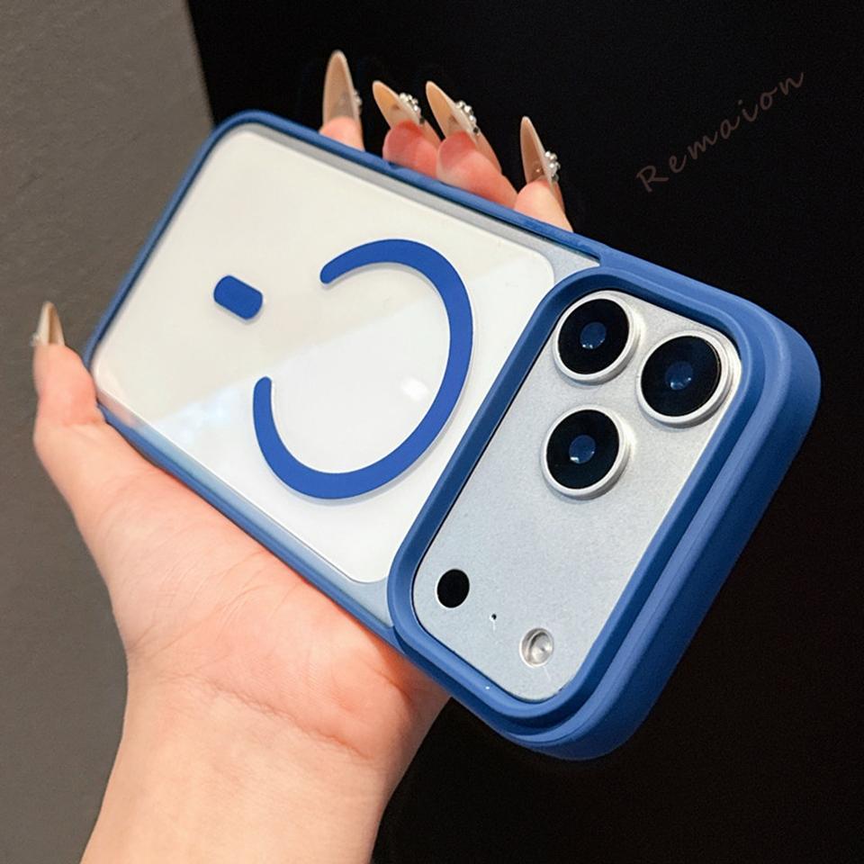 Magnetic Phone Case for For Iphone 17E 16E 14 1 16 Plus 11 12 13 Pro Max Mini X XR XS MAX Clear Charging Protector Cover