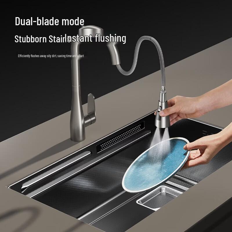 MICOE Swan Neck Pull-Out Kitchen Faucet