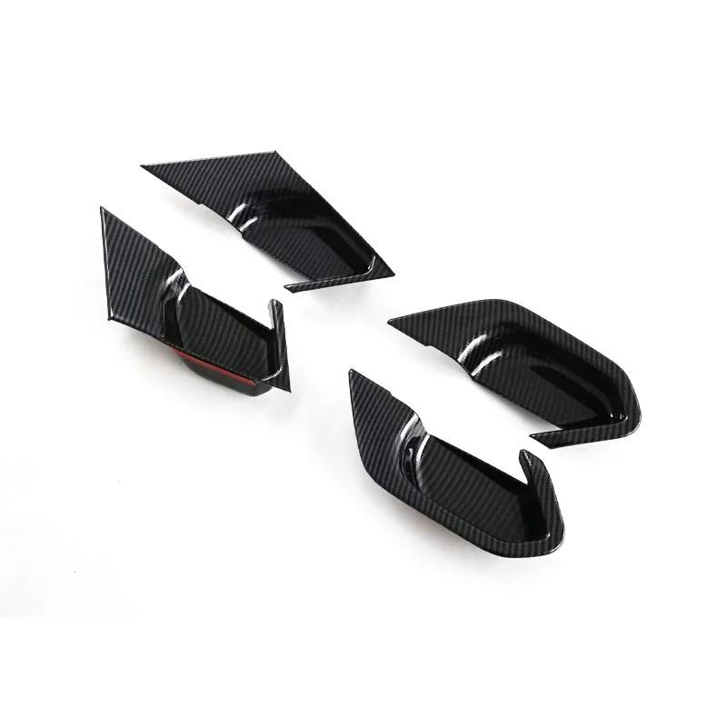 For BMW 5 Series i5 G60 2025 ABS Carbon Fiber Car Inner Door Bowl Protection Anti-scratch Panel Interior Trim Accessories
