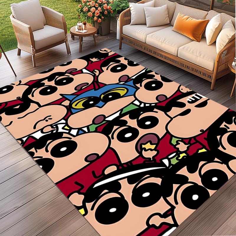 Cartoon comics Print Rug, Washable Floor Carpet, For Entryway Dorm Laundry Room Office Study, Home Decor Birthday Christmas Gift