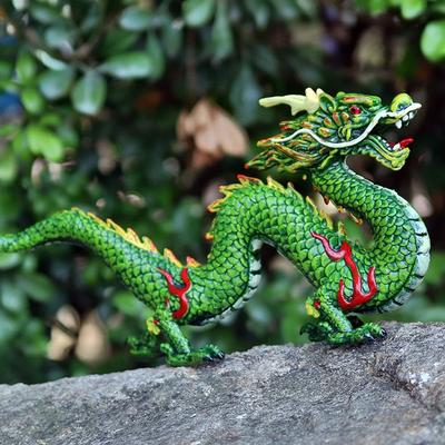 PVC čínský nový rok drak socha štěstí řemeslná figurka draka ozdoba přitahuje bohatství feng shui figurka draka