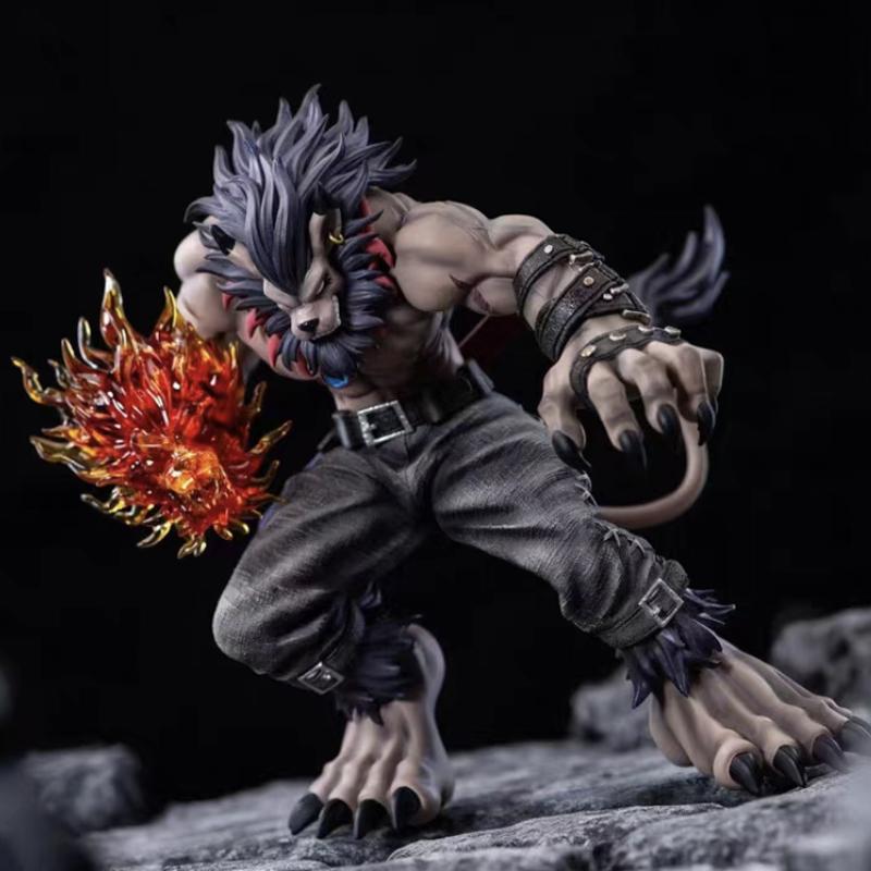 Digital Adventure - Leomon Figure Tyrannosaurus Illustrated Series Anime Model Desktop Decoration Collectible Ornament Kids Gift