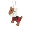Artificial Flower Felt Christmas Tree Pendant Puppy Christmas Tree Decorations  New Year