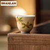 2pc/lot Hand-painted Osmanthus Gourd Cup Teacup Aesthetic Tea Bowl Cups Tea-tasting Meditation Cup Jianzhan Master Cups 55ml
