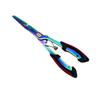 Titanium Dual-Color Multi-Functional Lure Pliers with Eagle Beak Design and Line Cutter