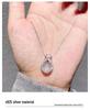 Exquisite S925 Sterling Silver Bowknot & Diamond Necklace with White Chalcedony