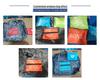 Foldable Large-Capacity Storage Bag with Printed Logo, Trolley Attachment, and Portable Design for Gym and Travel