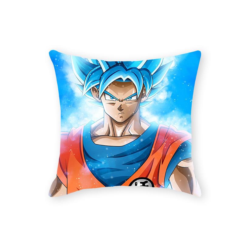 Dragon Ball Serie Kissen Cartoon Druckmuster Japanische Comic Kissenbezug Kissen Schlafzimmer Wohnzimmer Sofa Dekoration Büro Kissen