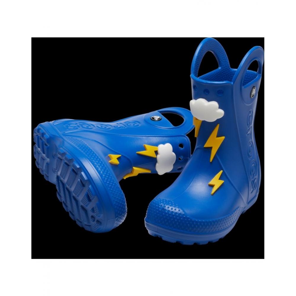 

Crocs Handle It Lightning Bolt Rain Boots K Blue Bolt 210027 4K Blue/J3