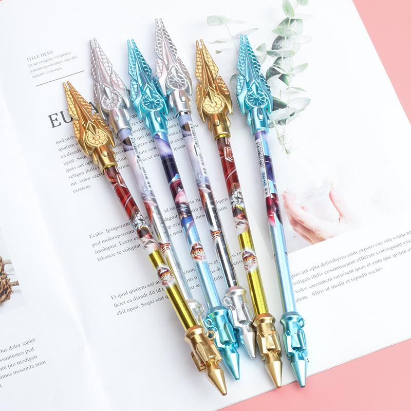 1 Pcs Stationery Office Creative Phoenix Gun Gel Pen School Supply Handle Gift Weapon Lovely Chinese Style Vintage