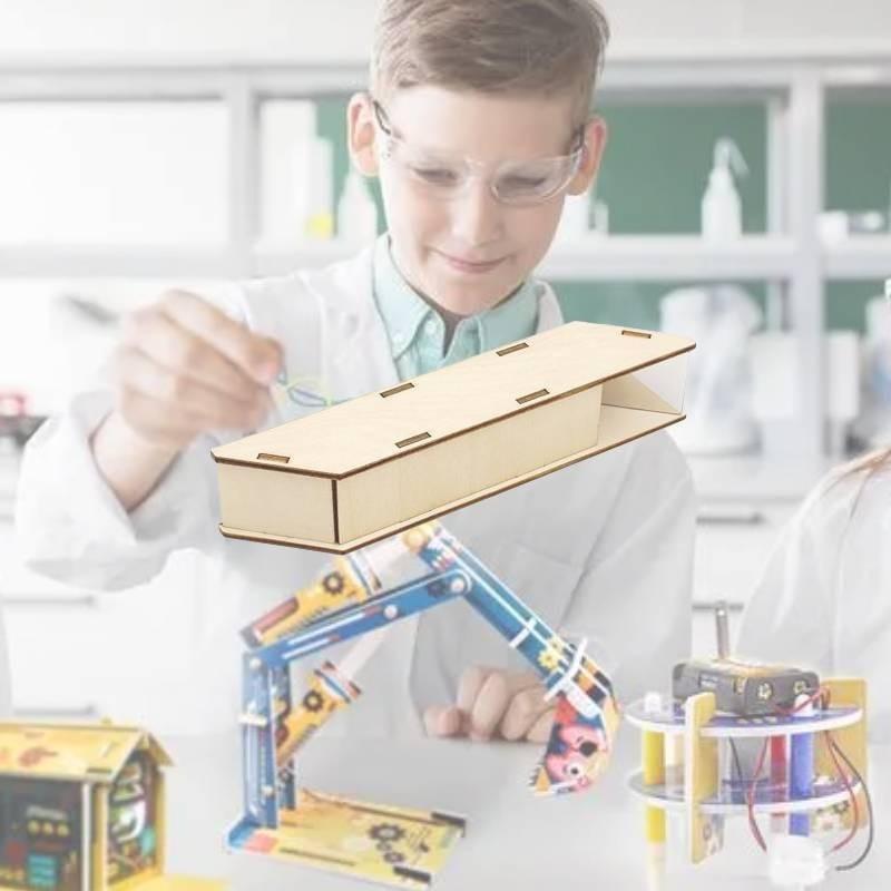 Bilim Deneyi İcat Seti Kendin Yap Ahşap Periskop Oyuncak Eğitim Beyin Egzersizi İçin