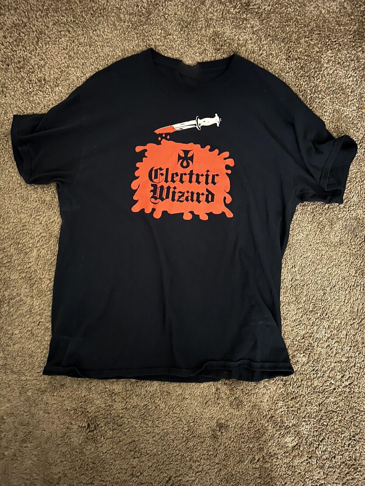 Electric Wizard Wizard Bloody Wizard Cotton Black S-5XL T-Shirt VN2041 XXXXL