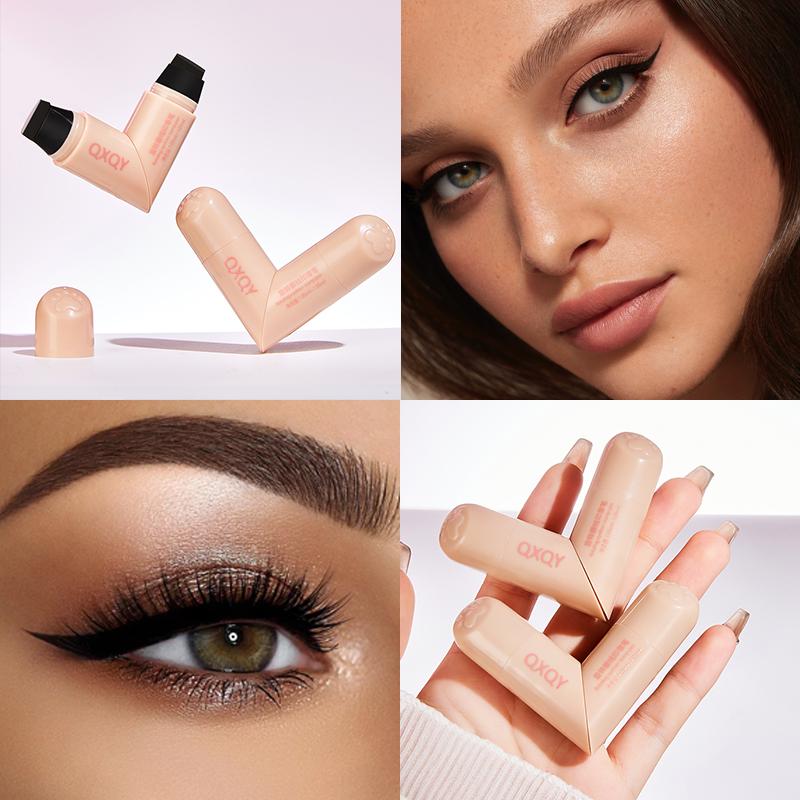 Rotating Double-head Eyeliner Stamp Pen Natural Long-lasting Quick-drying Waterproof One-stamp Eyeliner For Beginners