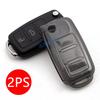 Black Transparent  Key Fob Case Cover Keychain For Vw Volkswagen Golf Mk6 Tiguan Jetta Polo Up! Passat B7 Scirocco Accessory